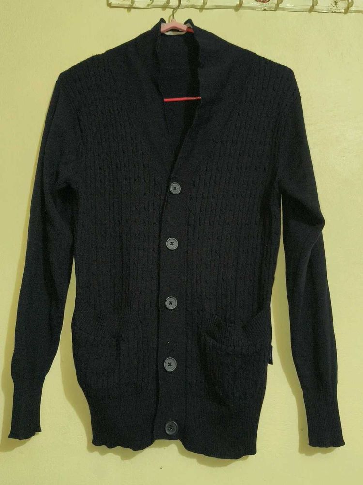 Men's Navy Cardigan