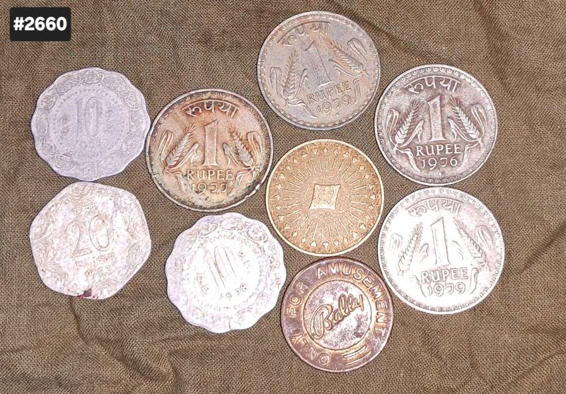 Vintage Indian Coins Collection
