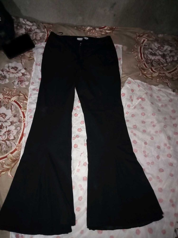 Women's Black Flared Pants