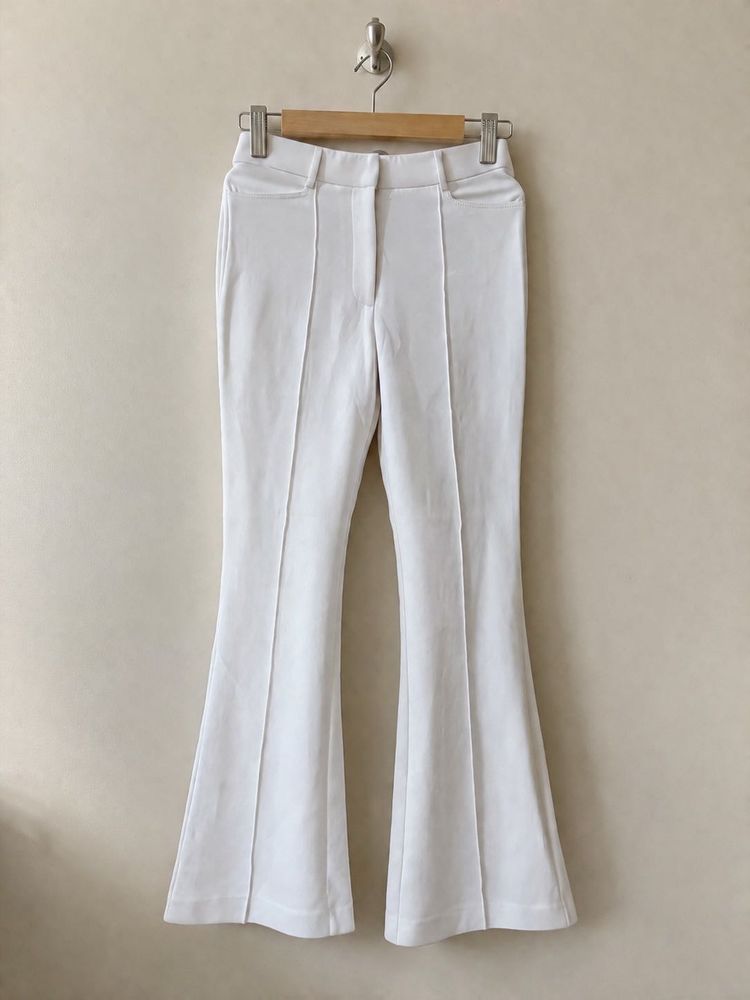 Classic White Flare Pants