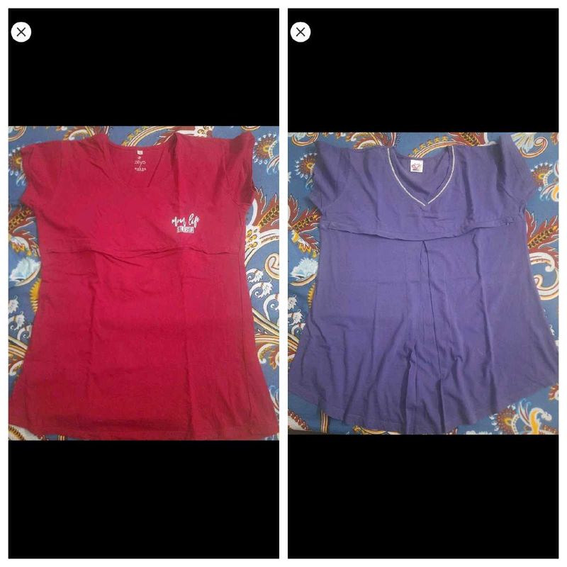 Maternity/Feeding Tops combo
