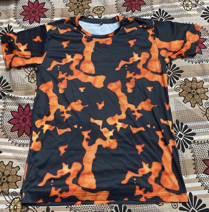 Patterned Short Sleeve T-Shirt