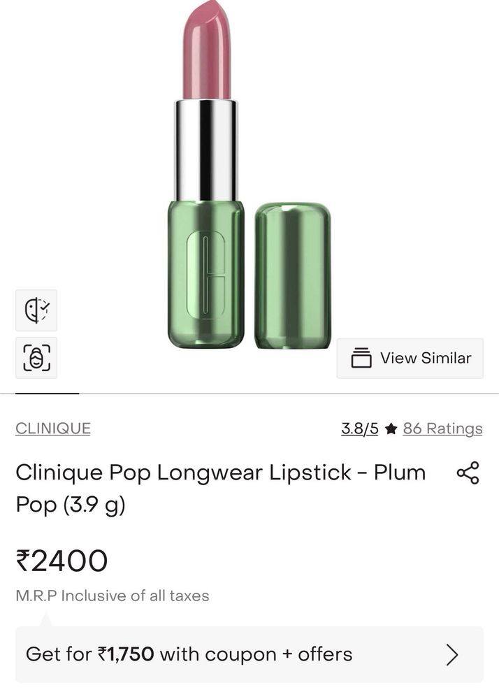 Clinique Pop Longwear Lipstick - Plum