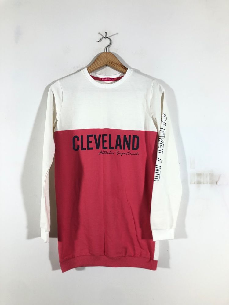 Pink&amp;White Printed Sweatshirt (Girl’s)