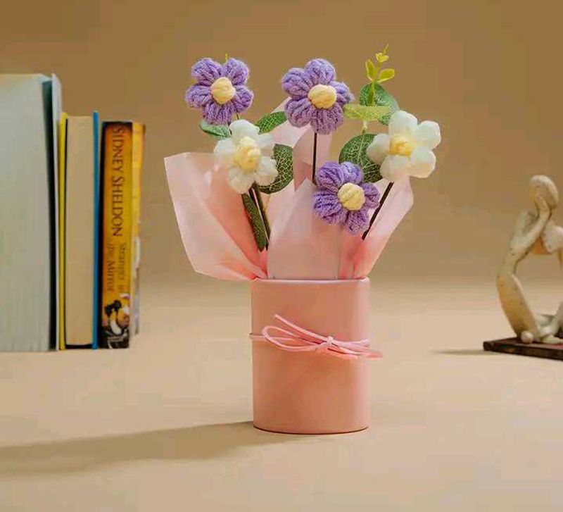 Handmade Crochet Flower Bouquet