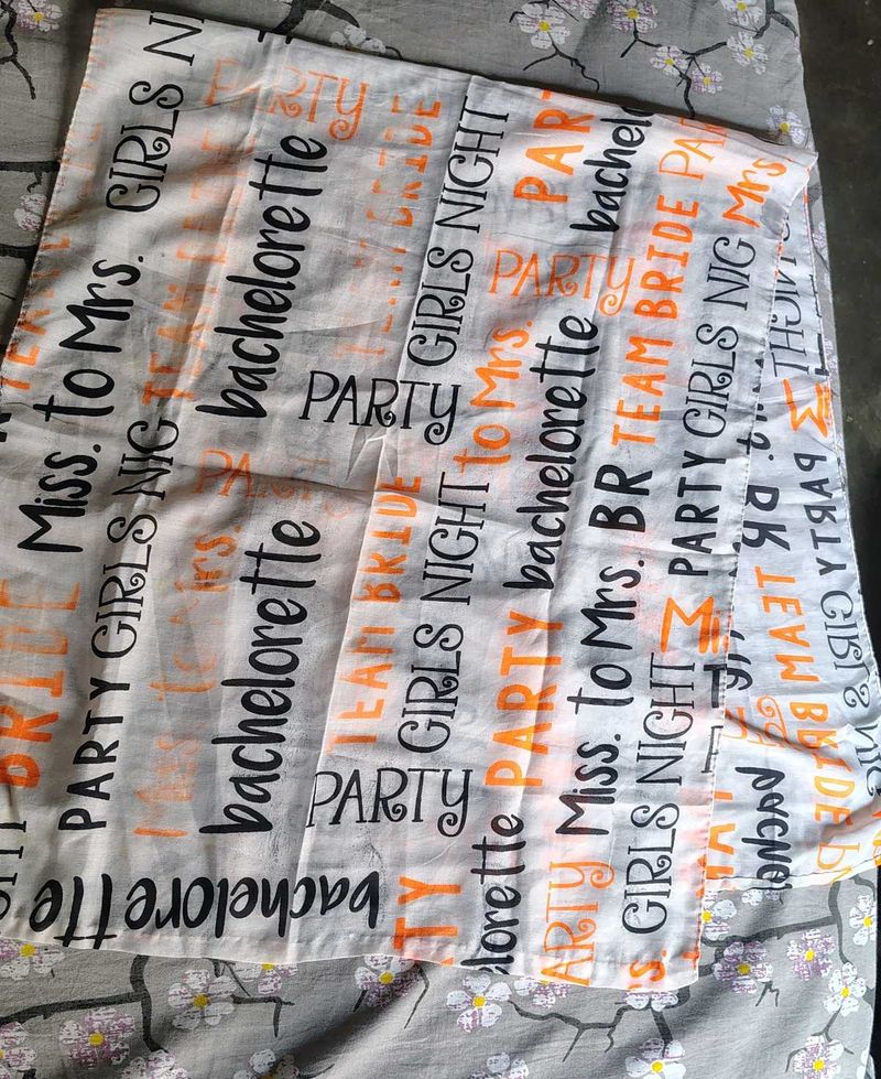 Funky printed scarf
