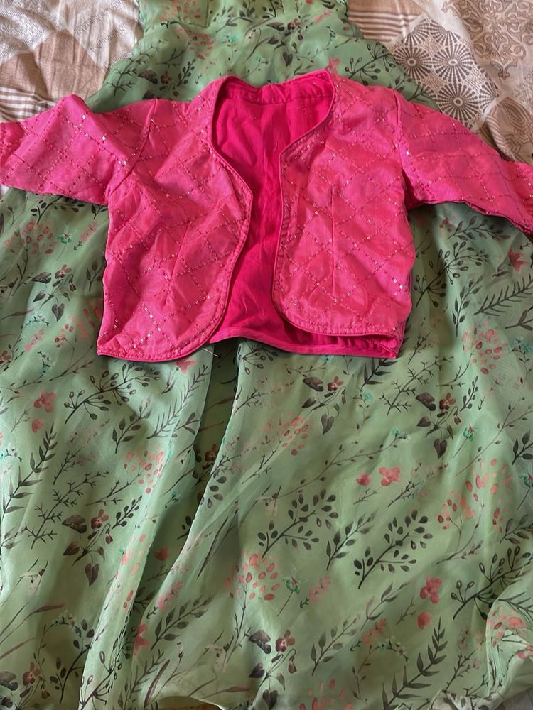 Kid's Ethnic Dress with jacket