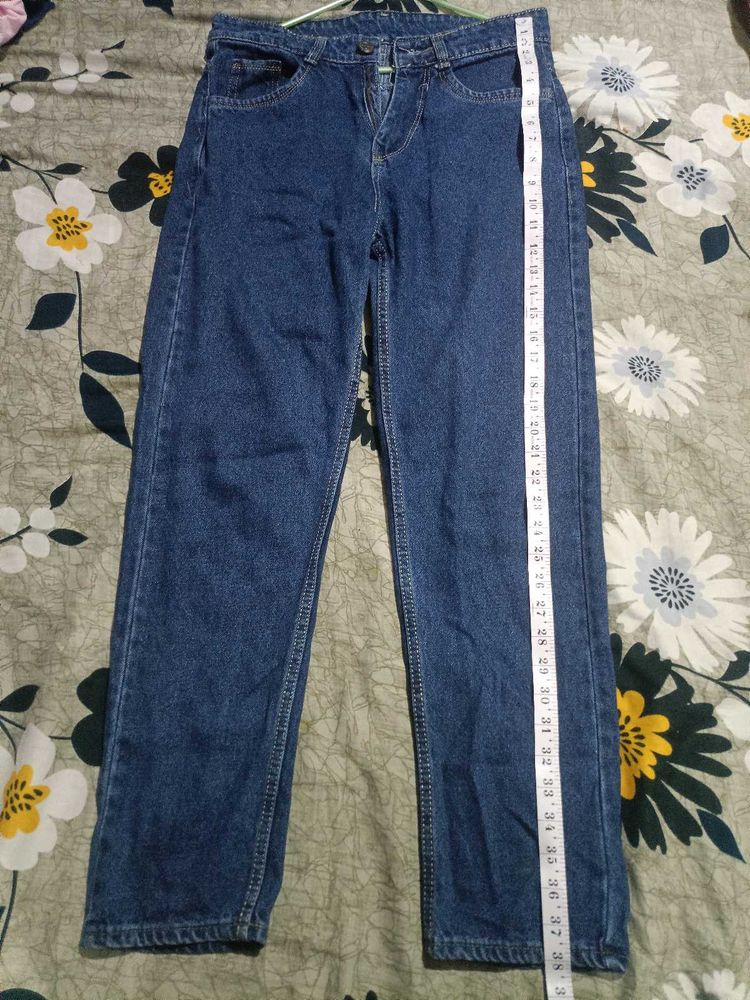 Dark Blue Denim Jeans