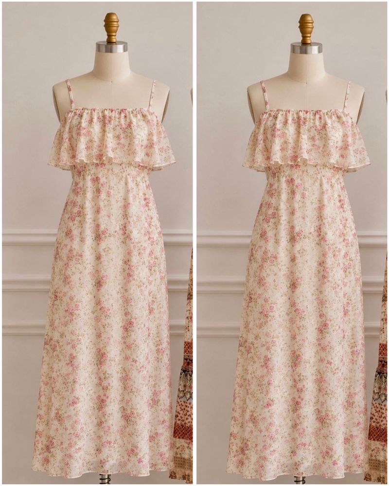 Floral Print Midi Dress