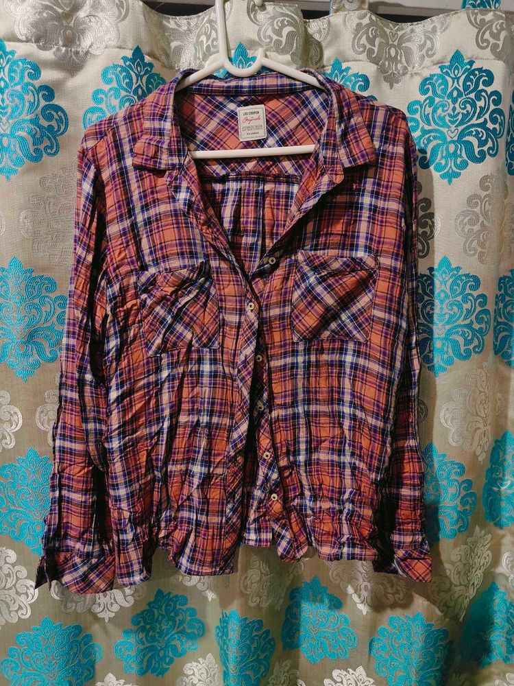 Stylish Plaid Button-Up Shirt