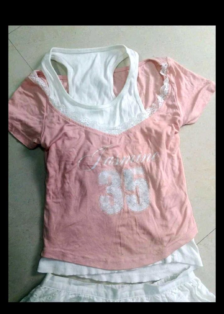 Malaysia Cute Pink Top