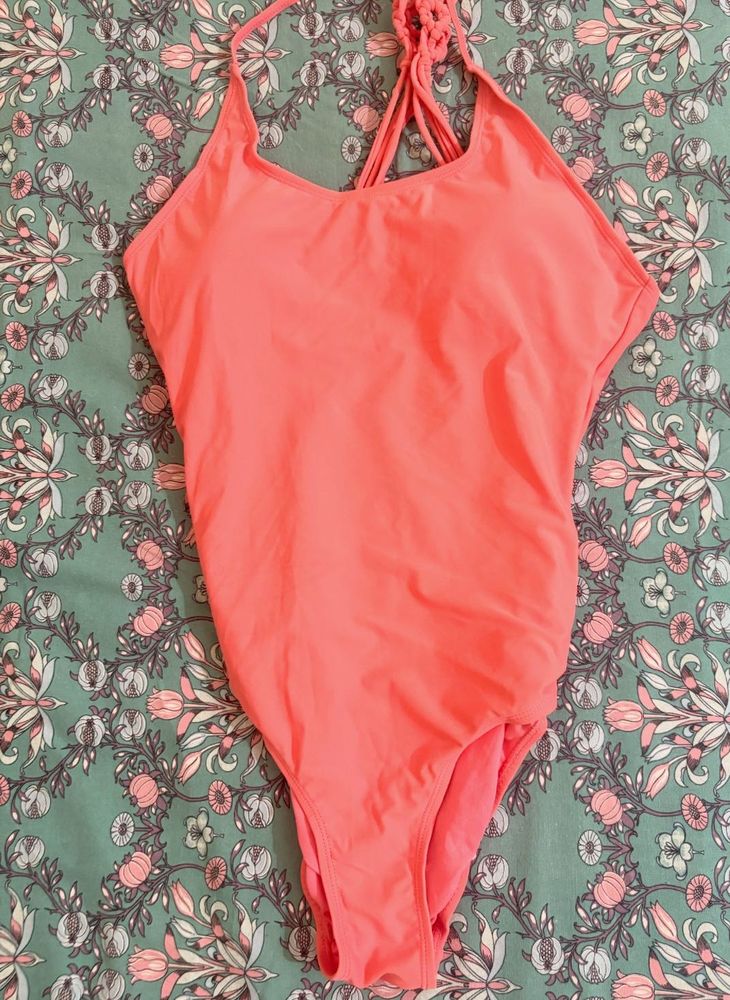 Coral One-Piece Swimsuit