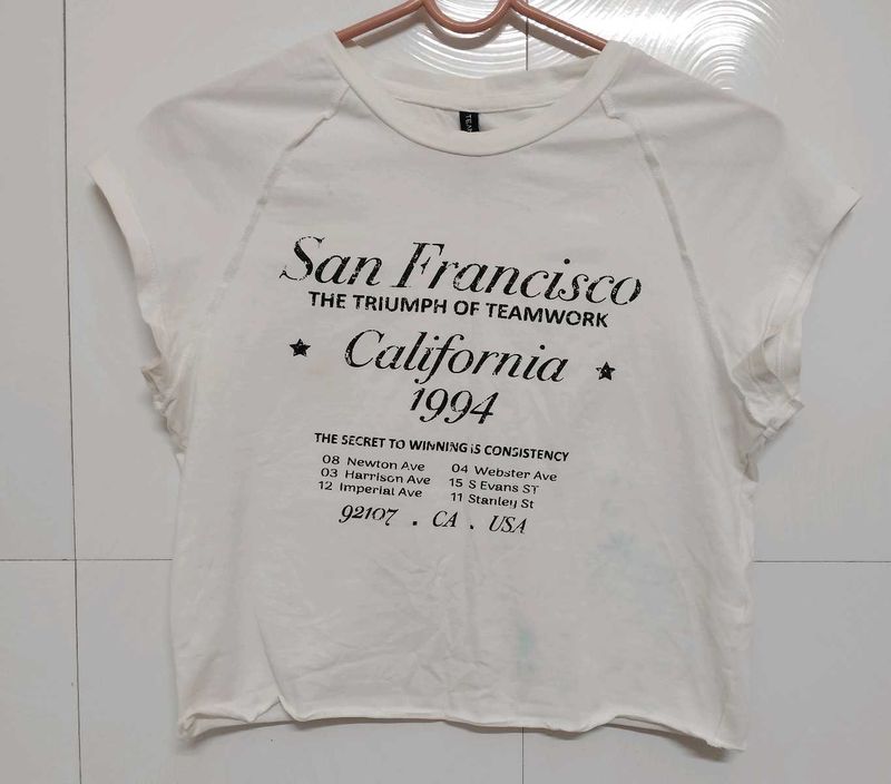 White San Francisco Graphic T-Shirt