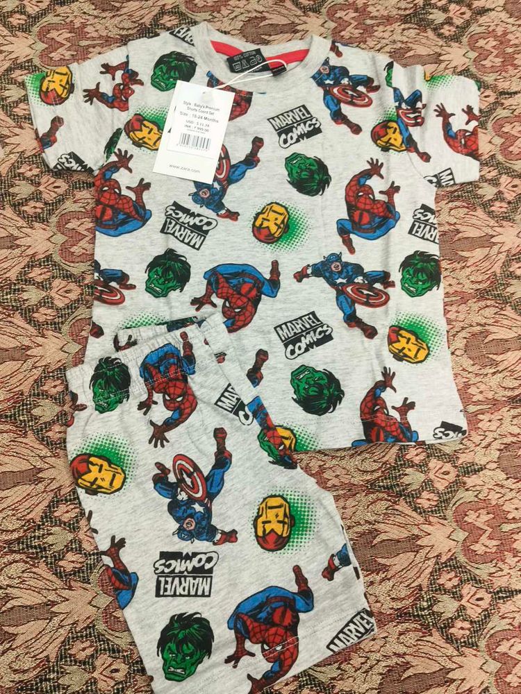 Marvel Comics Kids shorts Set