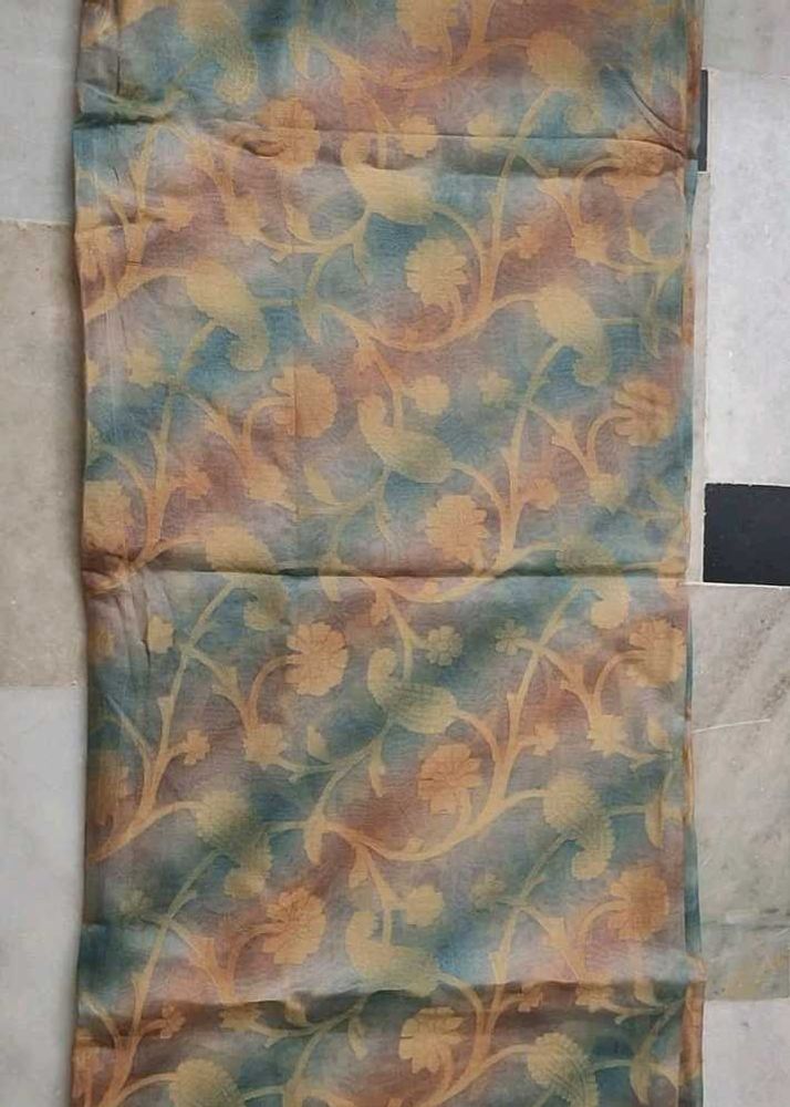 Beautifully Printed Banarasi silk Saree