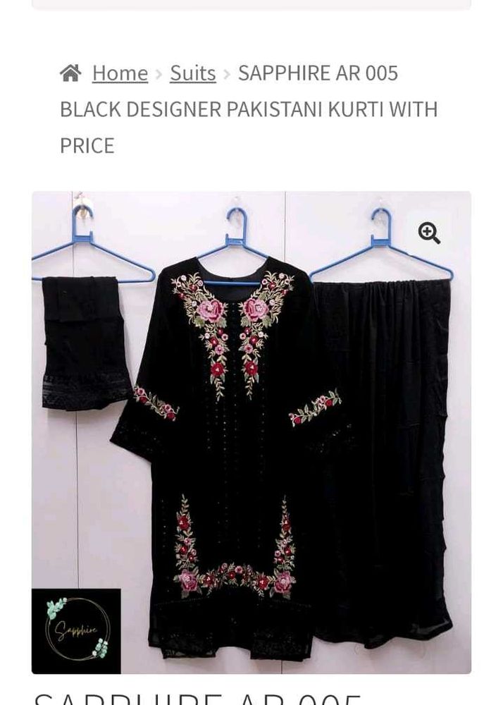 Elegant Embroidered Salwar Kameez dupatta 3xl
