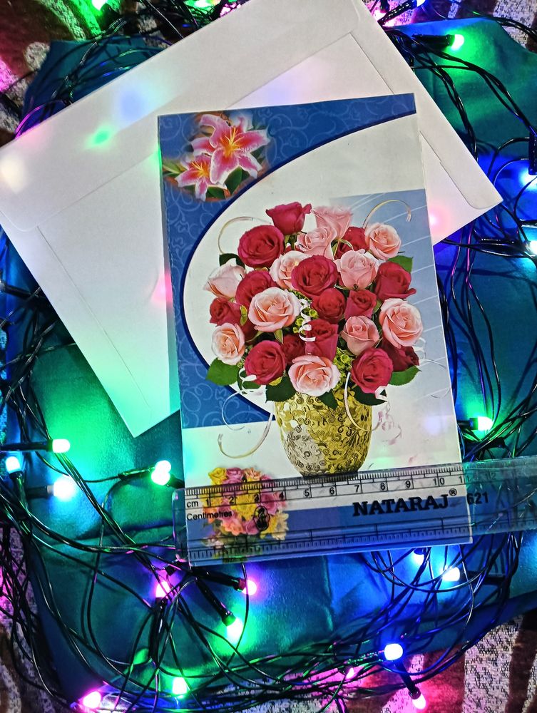 NEW YEAR GREETING CARD With Cover #newyear Happy New Year