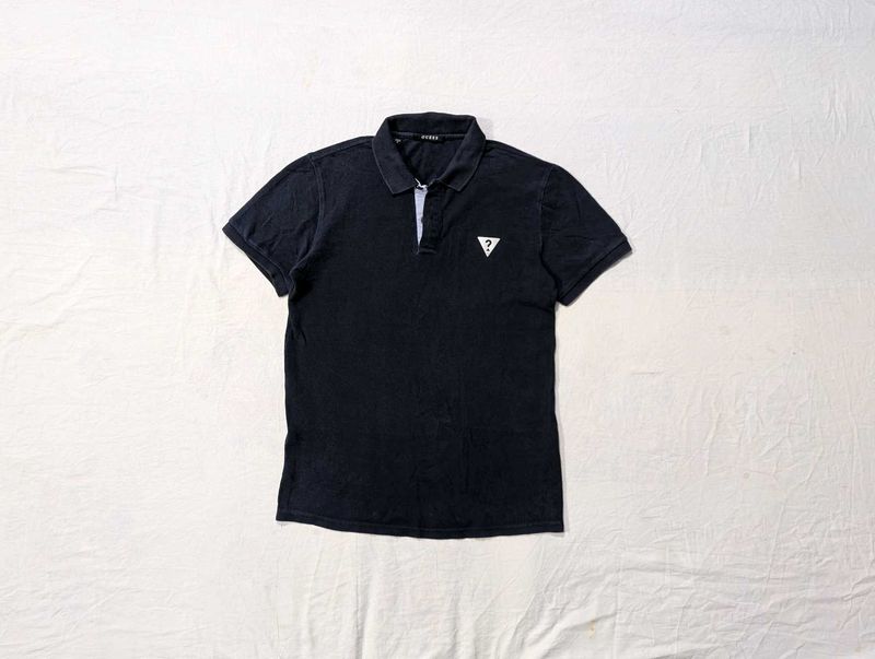 Guess Navy Blue Polo T-Shirt