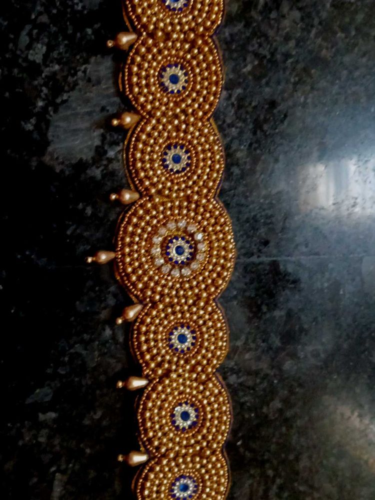 Customised fabric Beaded Waist Belt