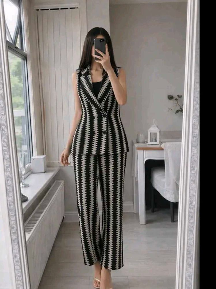 Chic Striped Co-ord Set