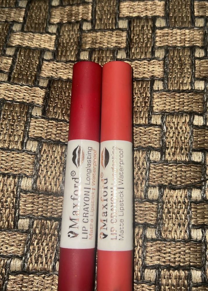Maxford Lip Crayons - 2 Shades ❤️