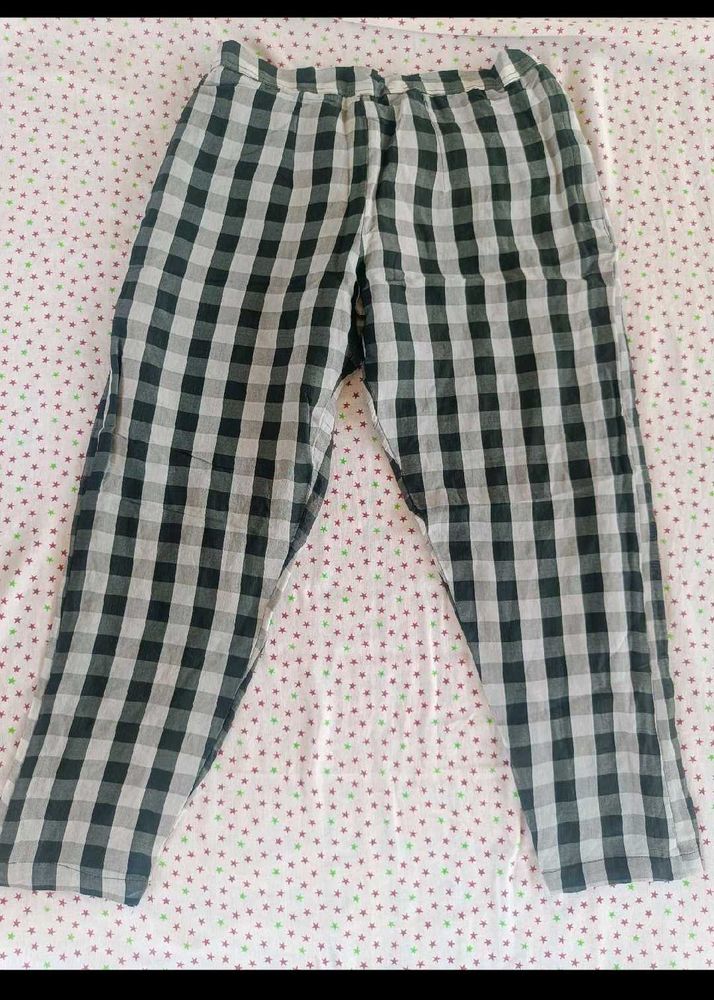 Gingham Checkered Pants