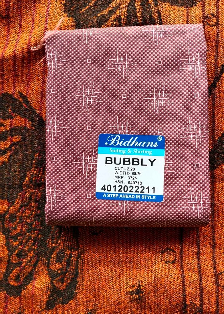 Bidhan's Bubbly Shirt Fabric