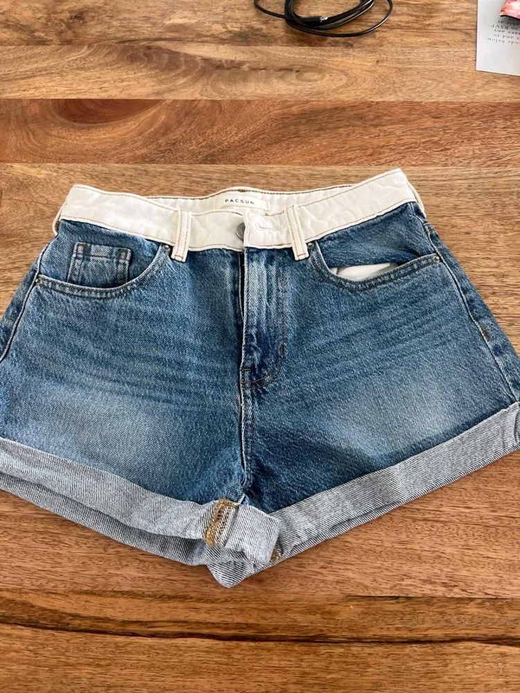 Pacsun High Waisted Denim Shorts