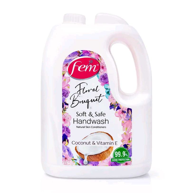 Fem by Dabur – Hand Wash | Floral Bouquet – 5Ltr