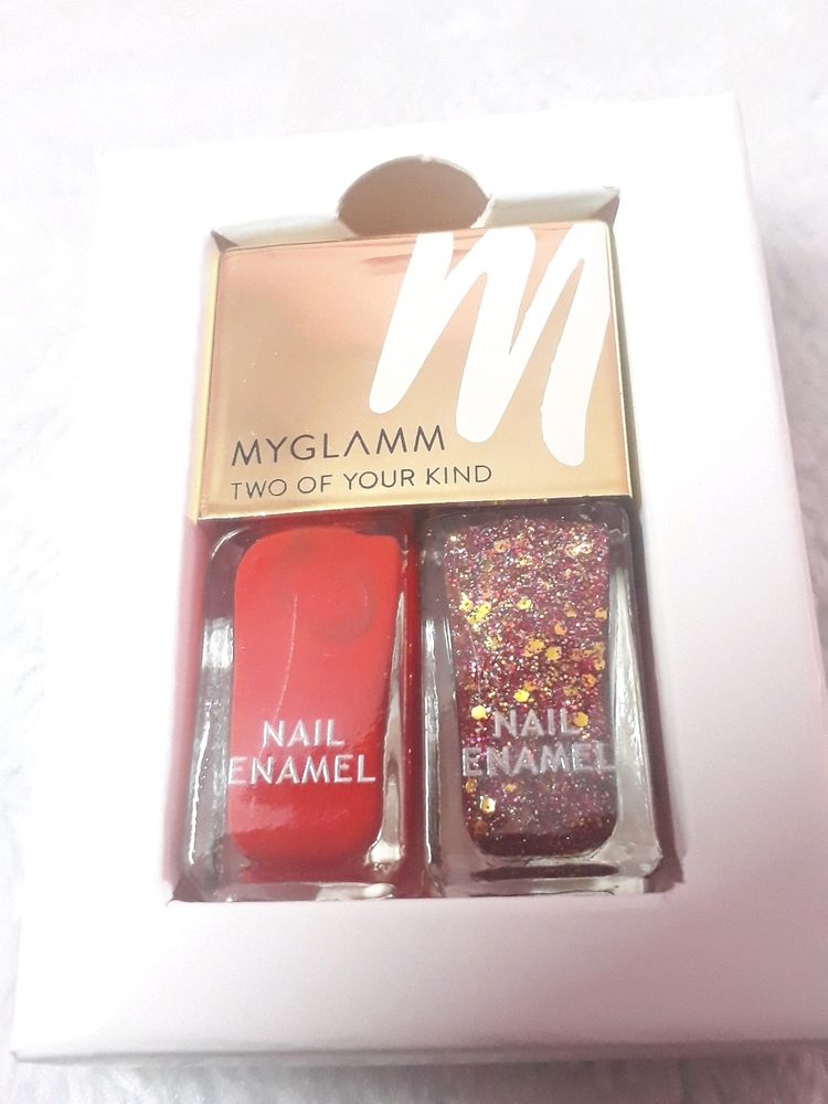 Myglamm Nail Enamel Duo Steel the Show