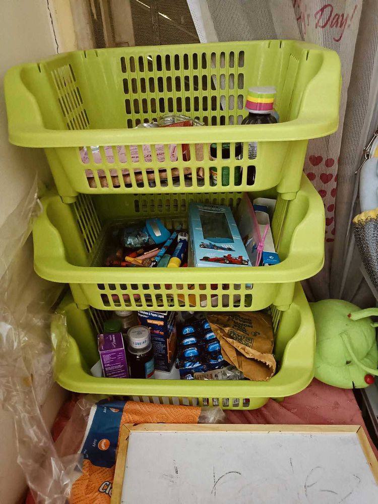 3 Tier Stackable Storage Baskets