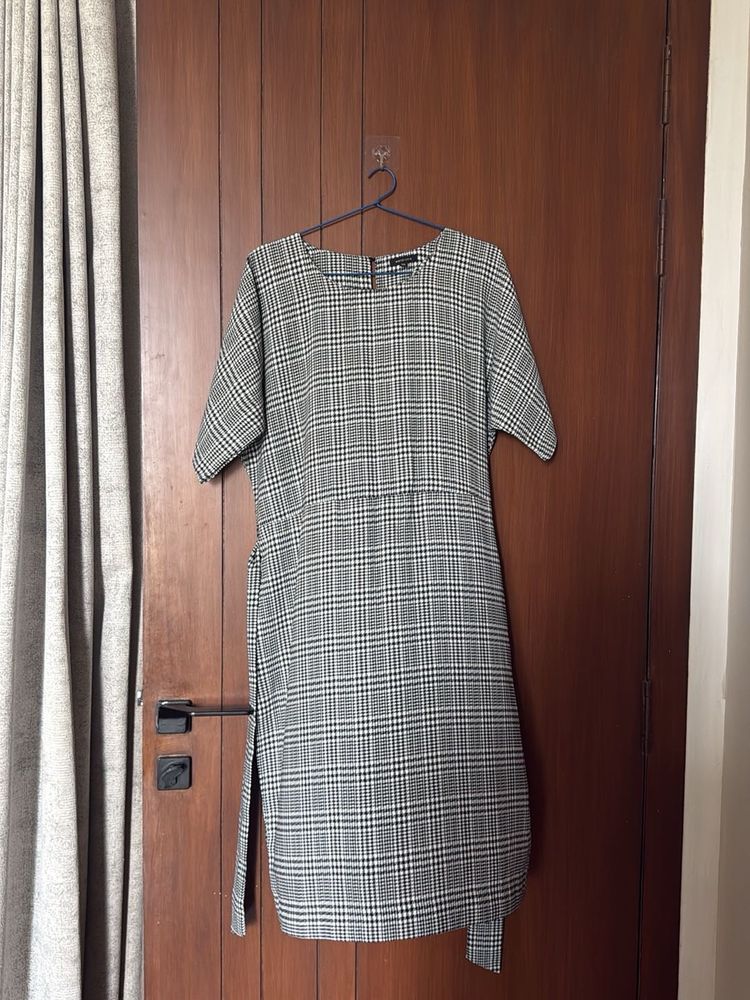 Stylish Plaid Dress