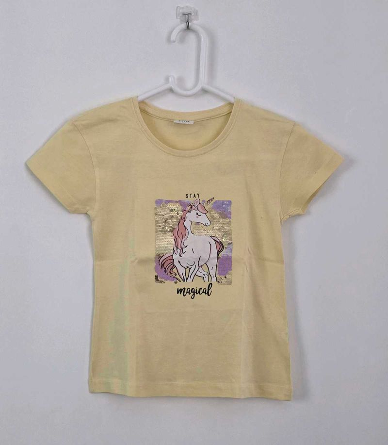 Unicorn Tee for Girls(4-6 yrs)