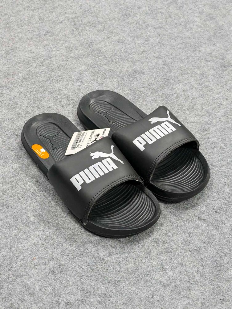 Puma Black Slider Flipflops