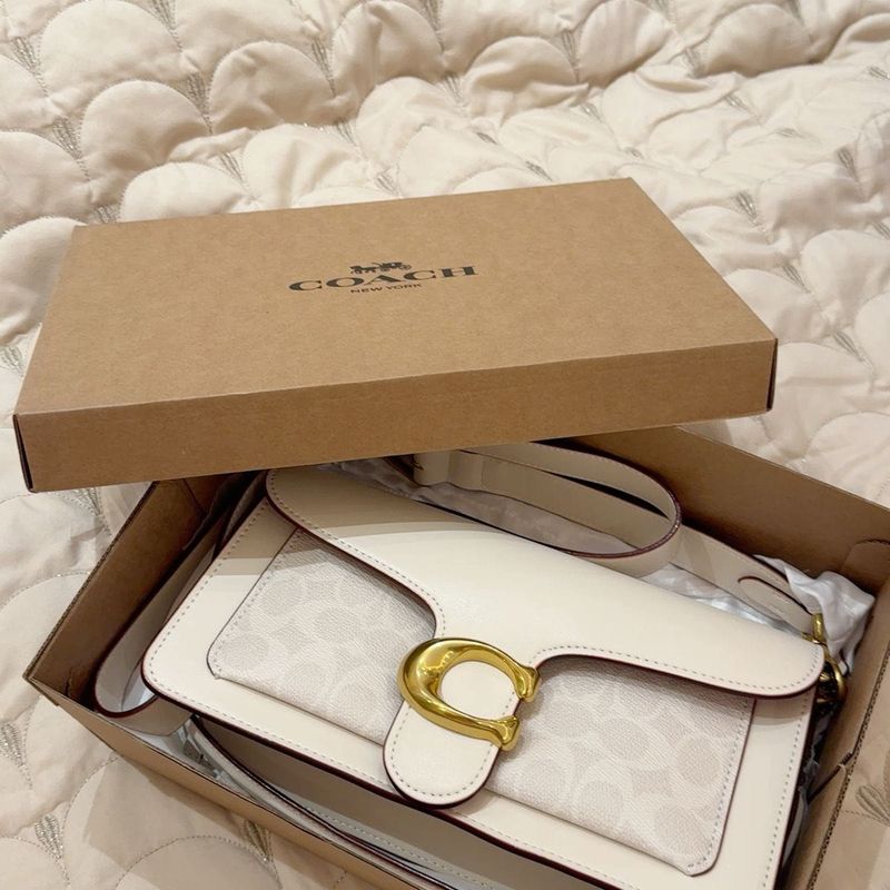 Coach Tabby White Shoulder Bag