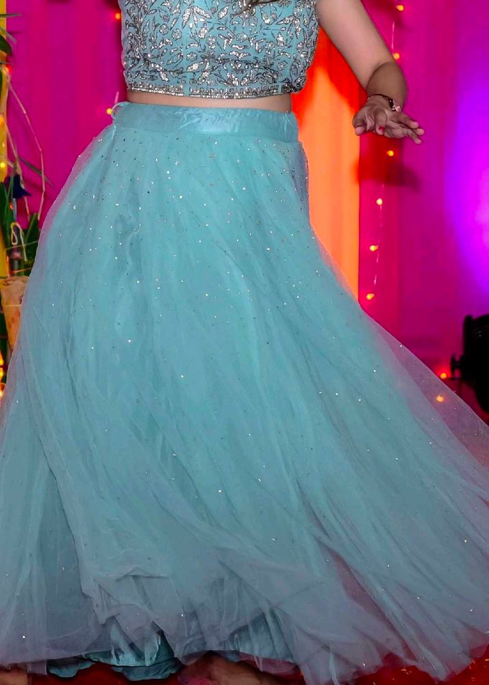Vibrant indo western lehnga