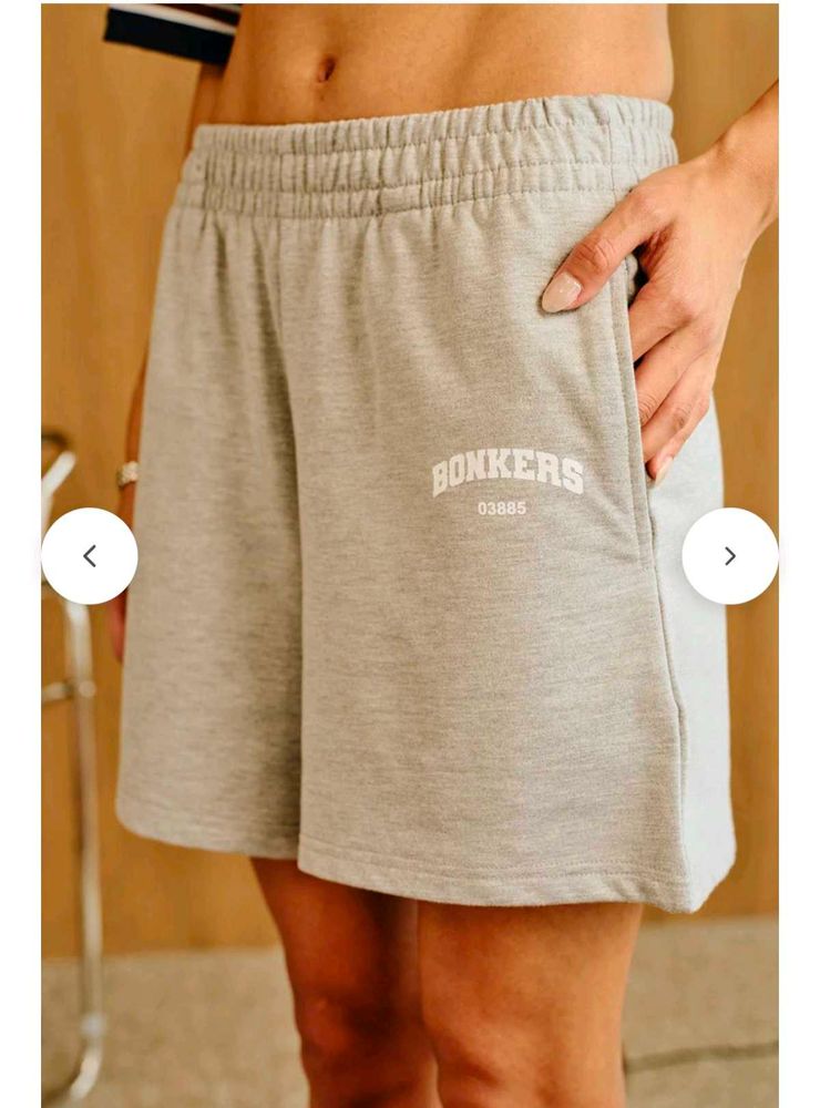 Grey Bonkers Lounge Shorts