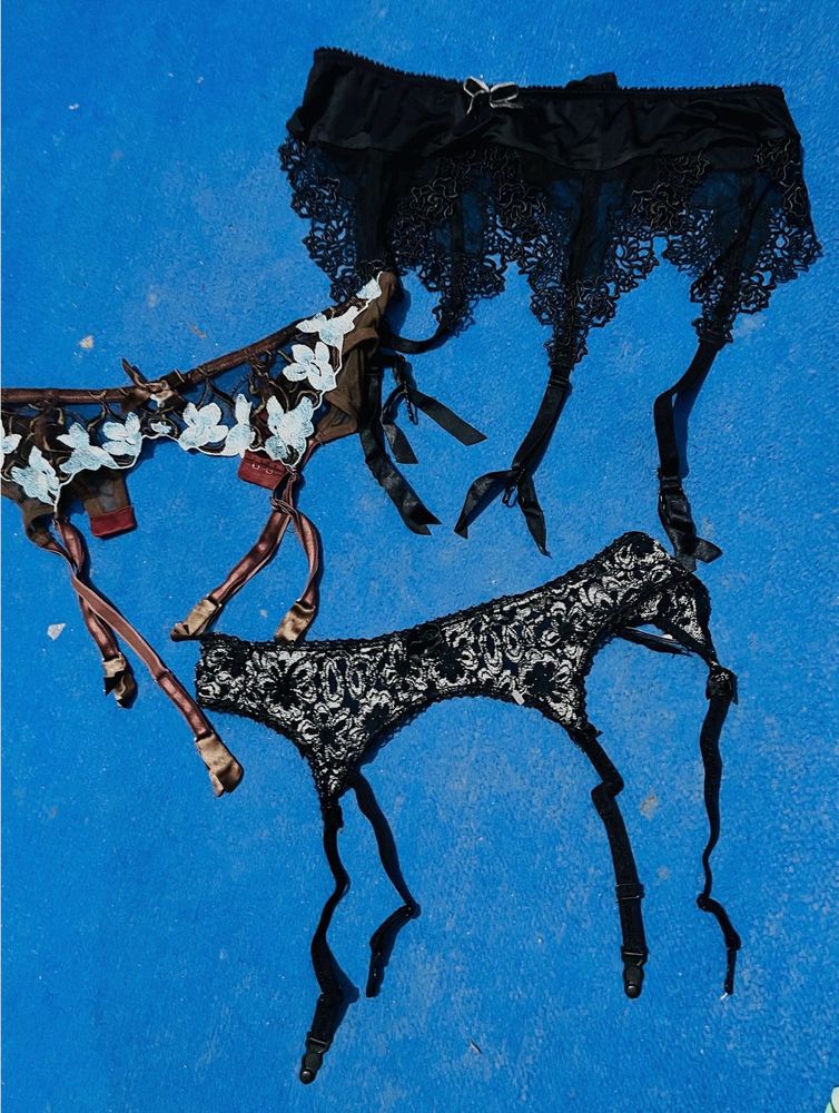 Lace Garter Belts Set