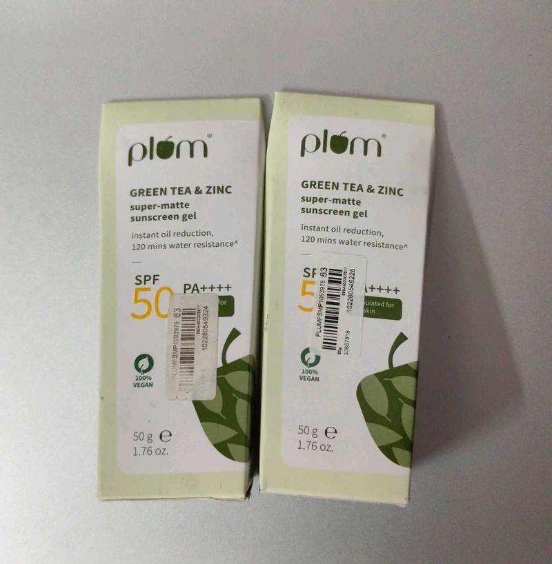 Plum Green Tea &amp; Zinc Sunscreen Gel