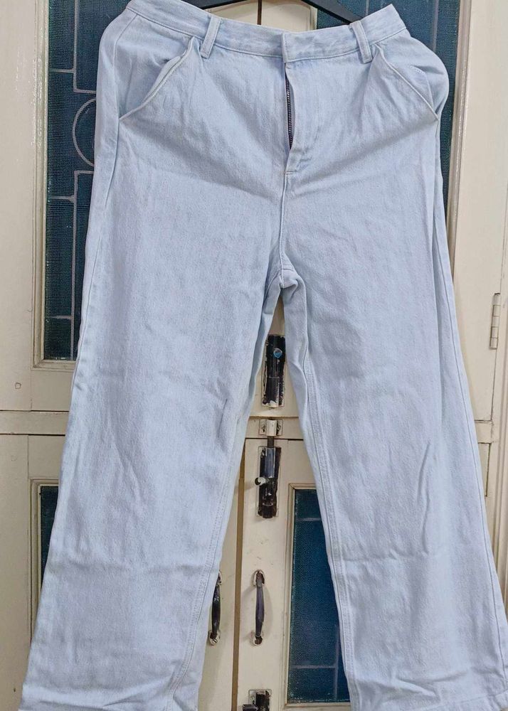 Blue Baggy Denim Jeans