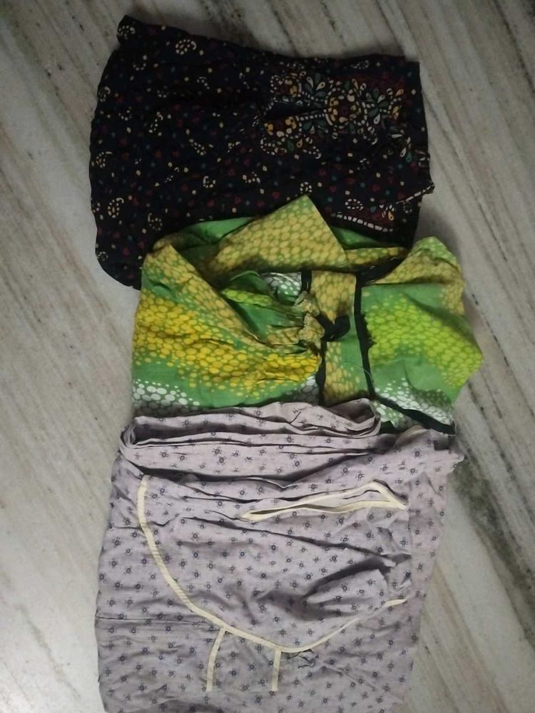 Three Printed night ware