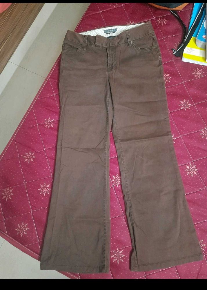 KOREAN BROWN TROUSER PANT