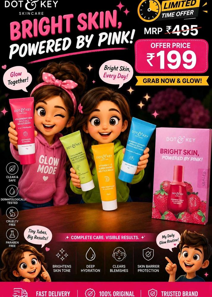 Dot &amp; Key Bright Skin Miniature Kit
