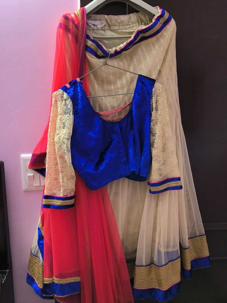 Loot Lo Offer Heavy Lehenga Choli Velvet Blouse