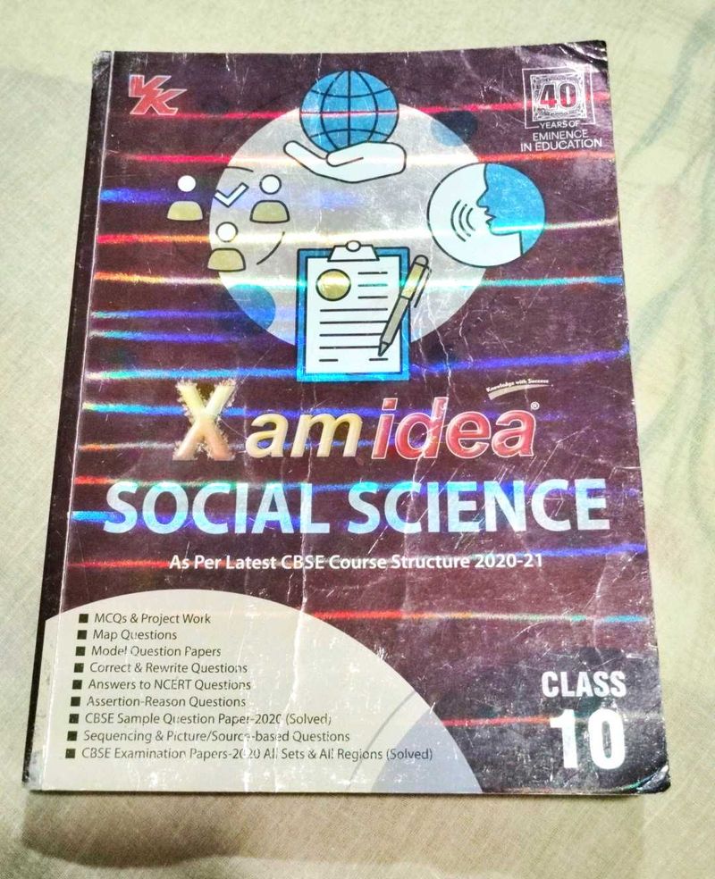 🌟Xamidea Social Science Class 10 Book 📓