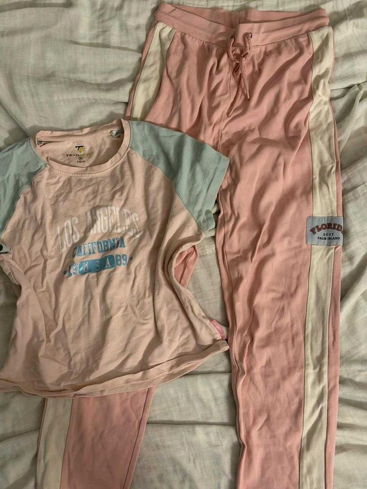 Pretty cute Pink Lounge Set (sports)
