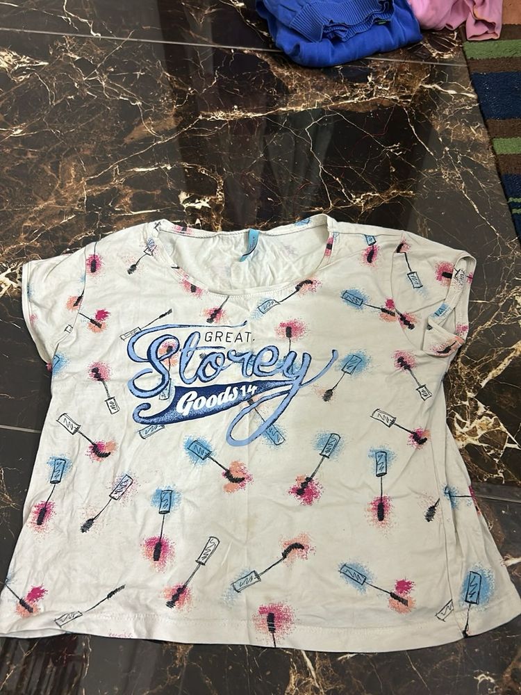 Cute Graphic Print T-Shirt