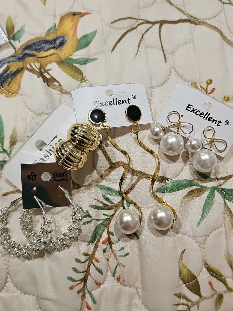 Chic Earring Set - 3Pairs
