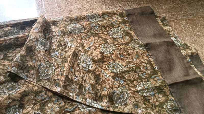 Elegant Floral Saree
