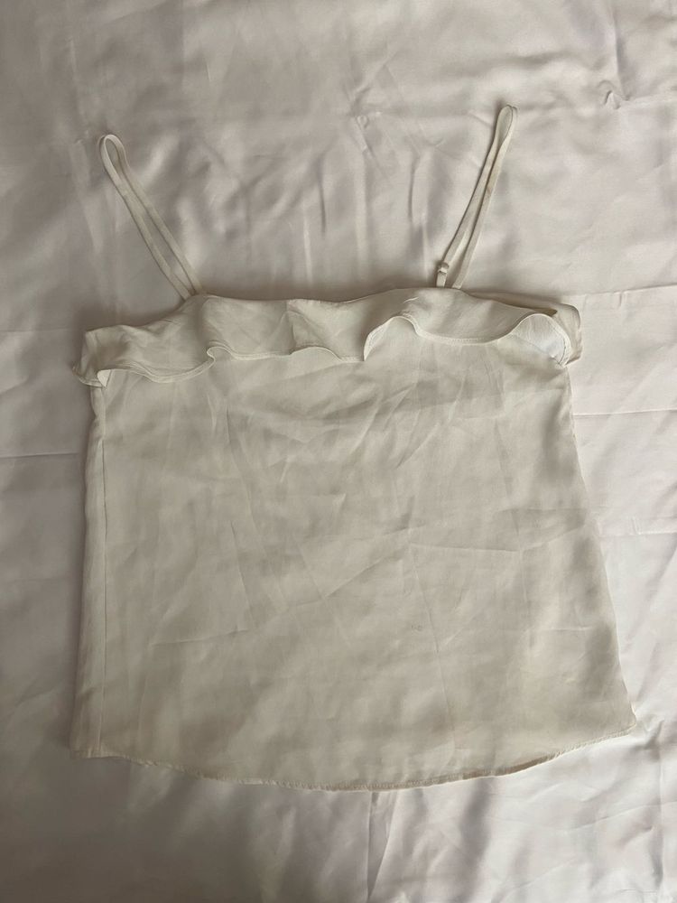 H&amp;M Ruffled Cami Top 🤍